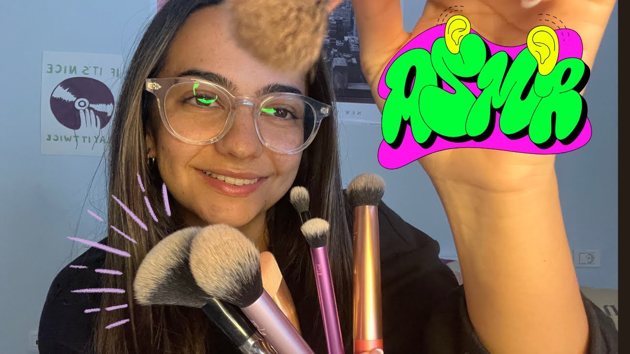 Giving U tingles with my brushes 💄🖌️ | ASMR✨😴