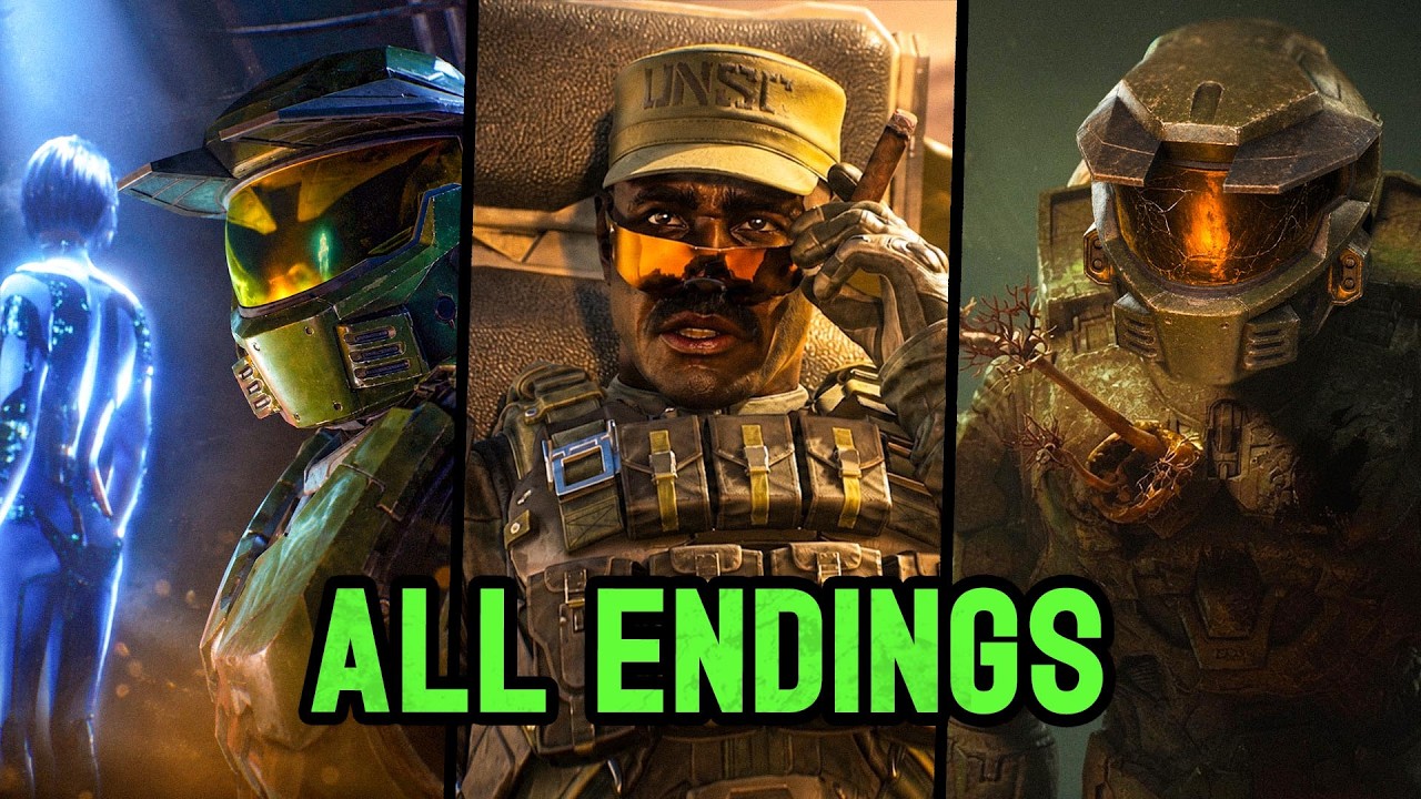 All Endings in Halo: Campaign Evolved [Good, Secret Legendary & Bad]