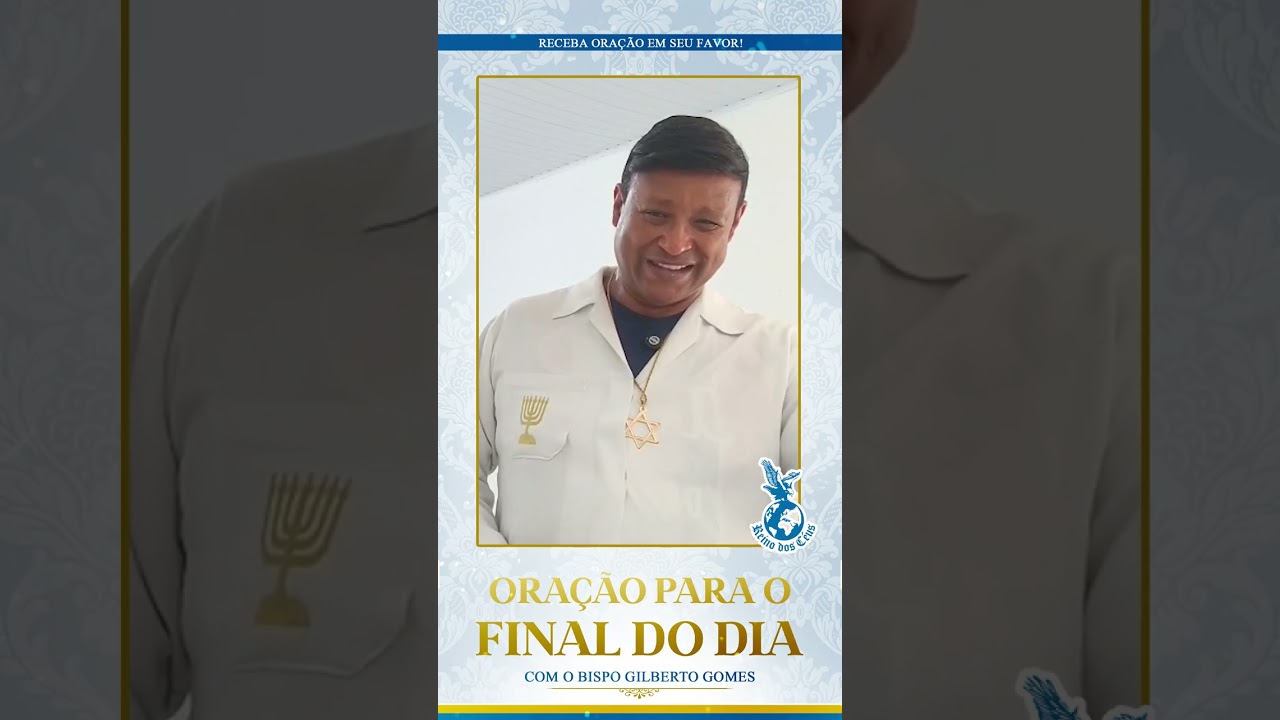 NÃO TENHA MEDO DE SONHAR | Receba a oração com o Bispo Gilberto Gomes - 📅 01/02/26