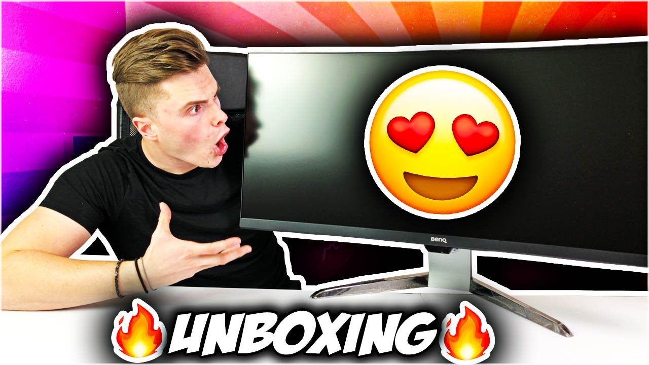 BenQ EX3501R Unboxing - The BEST Curved Ultrawide Gaming Monitor for a Minimalist Gaming Setup!