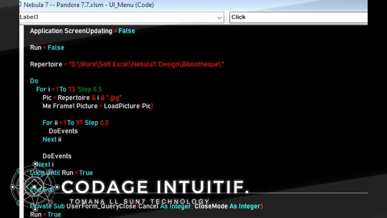Excel VBA : UI UX 7venDisco Mode