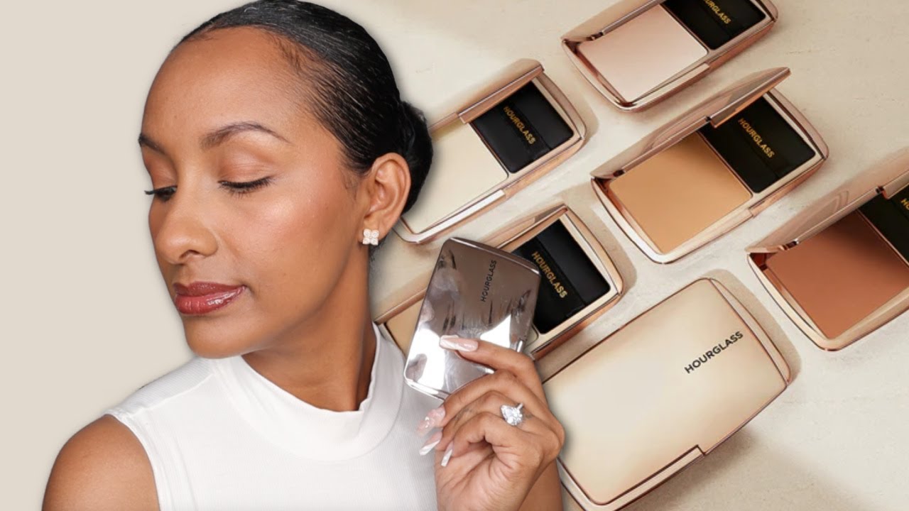 3 способа использования пудры HOURGLASS Vanish Airbrush Compacted Powder | Mo Makeup Mo Beauty