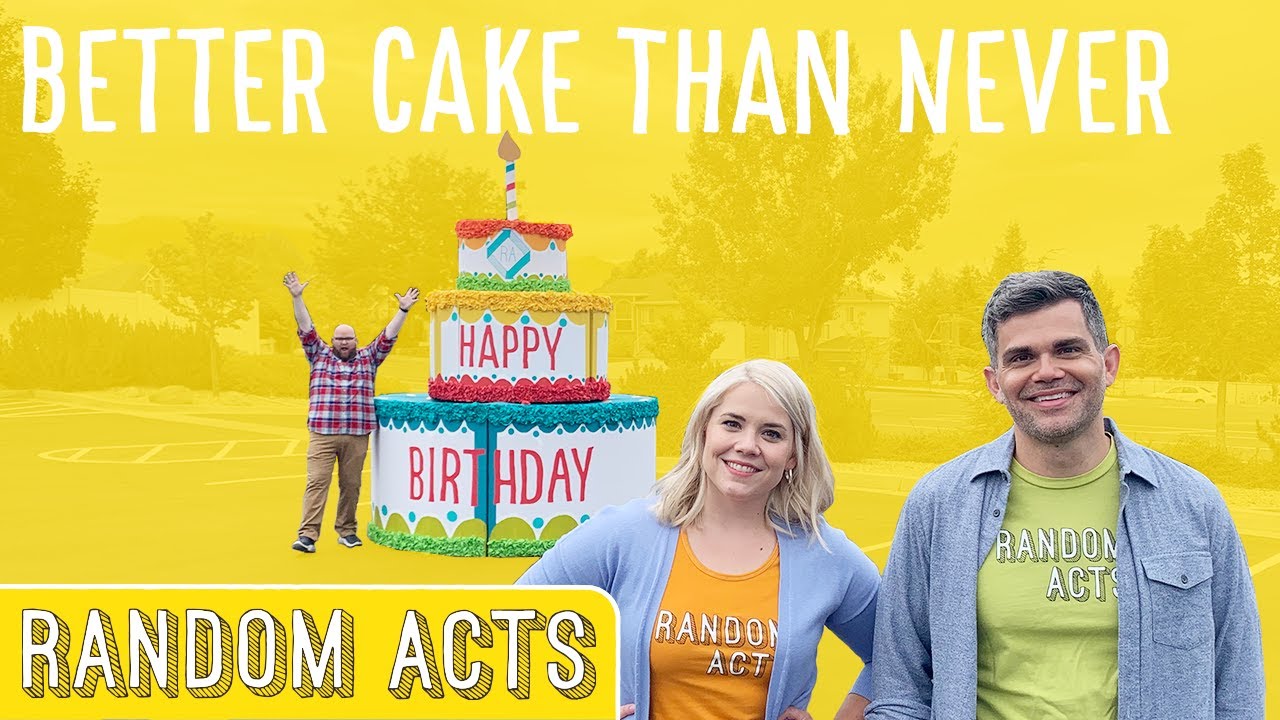 10 Birthday Surprises, One GIANT Cake! - Random Acts