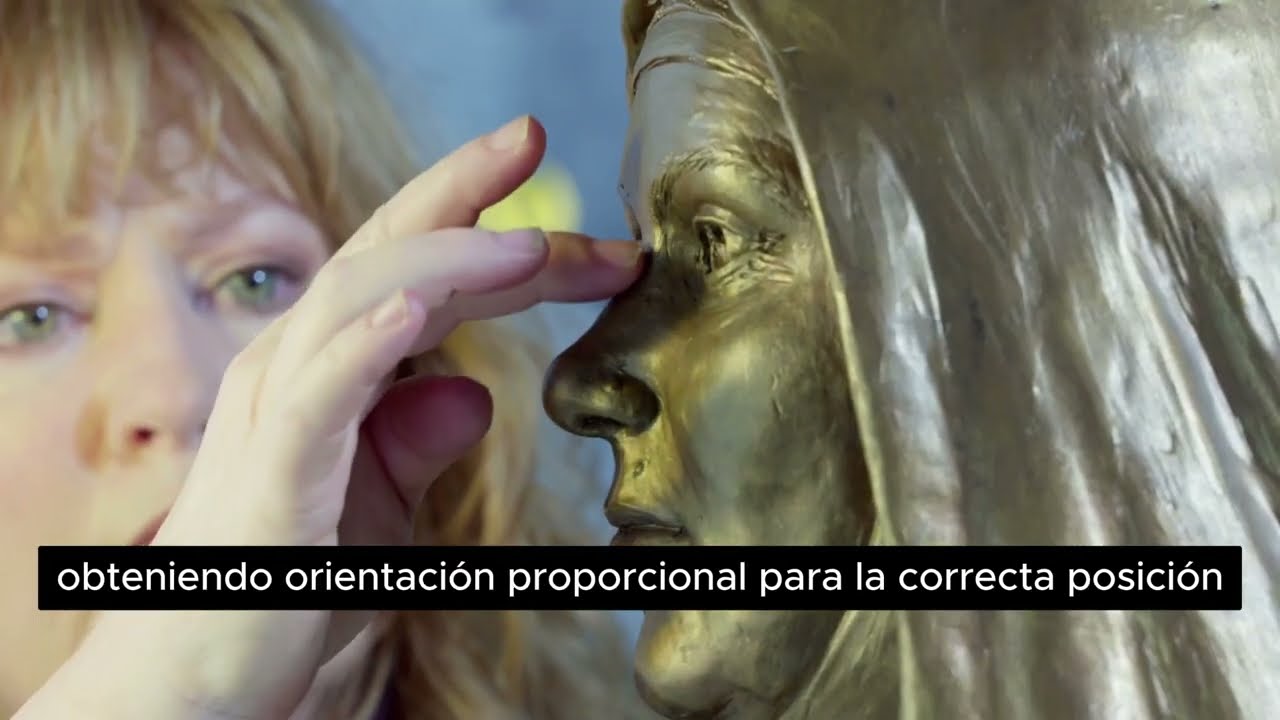 Proceso de reconstrucción del rostro de Santa Teresa