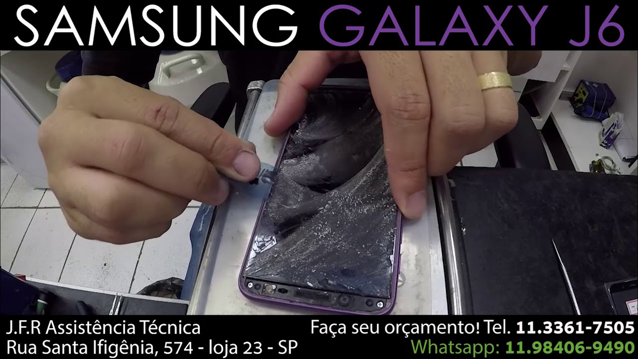Como Trocar Só o Vidro do Samsung GALAXY J6! Como trocar só o vidro