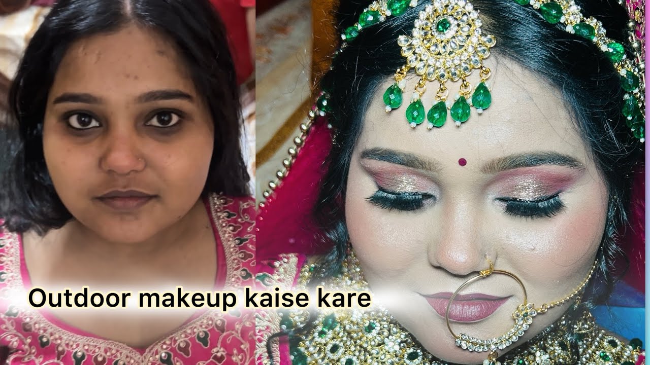 आउटडोर मेकअप कैसे करे?किन बातों का ध्यान रखें 😒👆