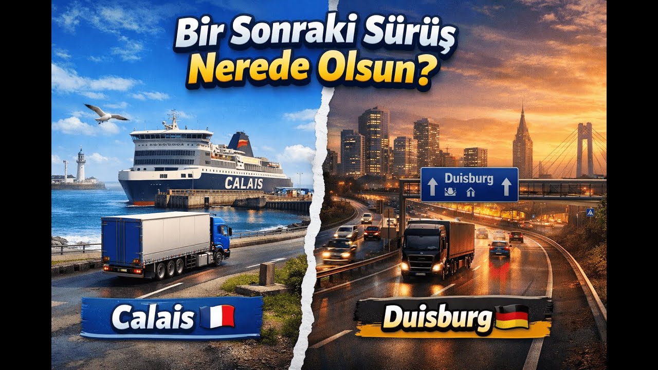 🚛 Hatasız Sürüş Denemesi | Calais → Duisburg | ETS2 LIVE
