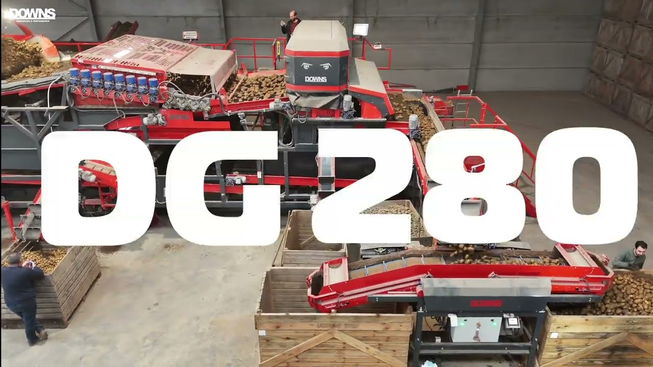 DOWNS DG280 ALL IN ONE WITH CROPVISION, SCOTTS EVOLUTION, INTEGRATED CLOD ROLLERS