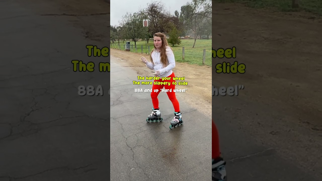 How Wheel Hardness Affects Grip and Slides ⚡️ #inlineskating