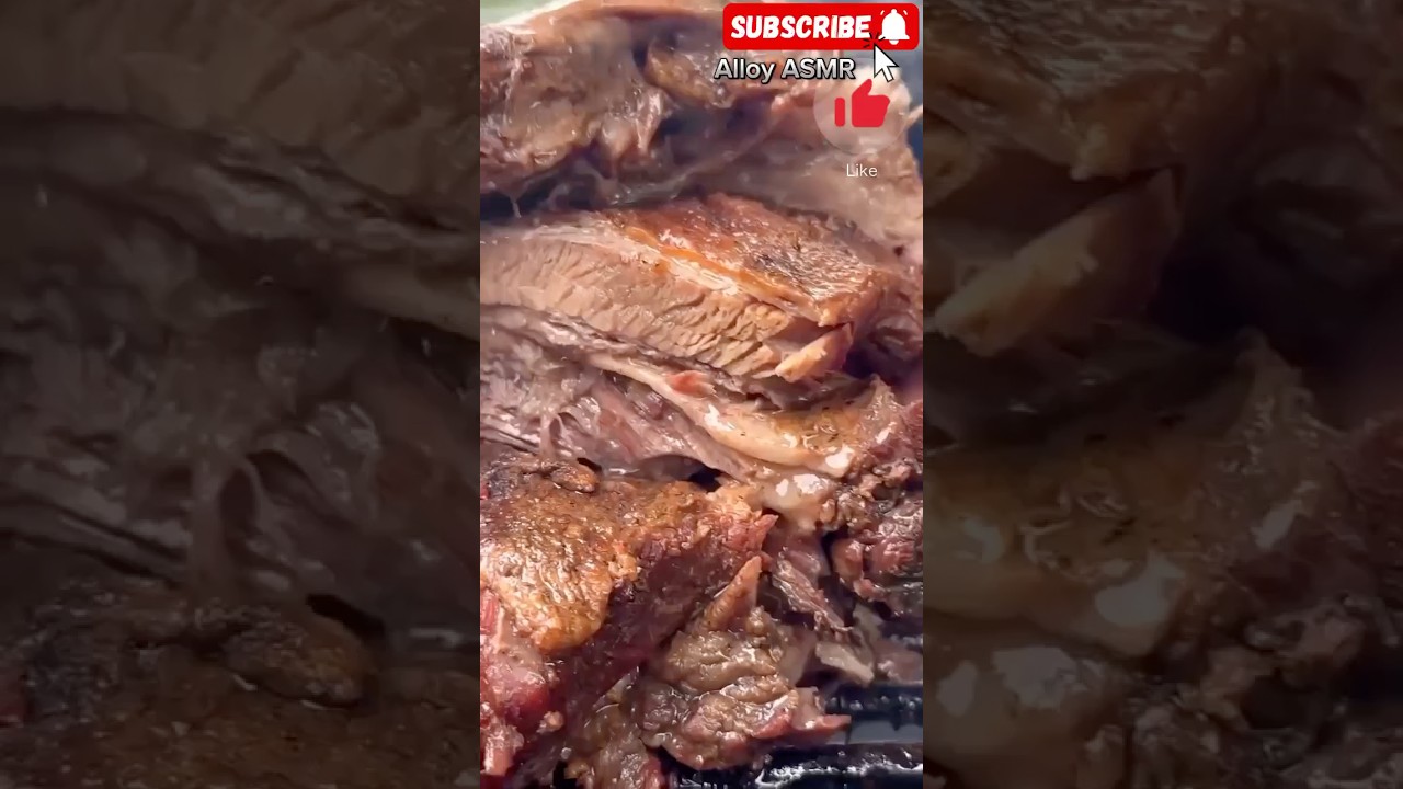 Most Satisfying GRILLED MEAT Cutting ASMR #asmr #asmrsounds #lofi #meat #grill