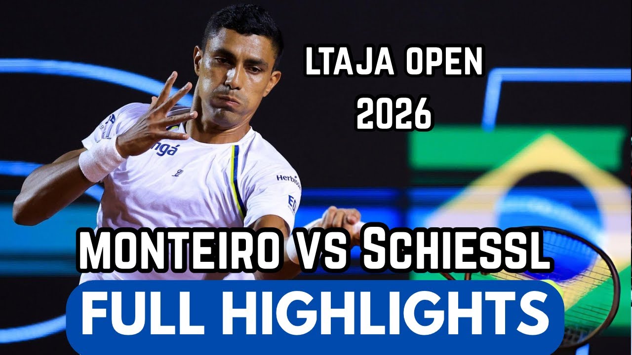 Thiago Monteiro vs Joao Schiessl | Itajai Open 2026 Highlights (Round 3) [HD]