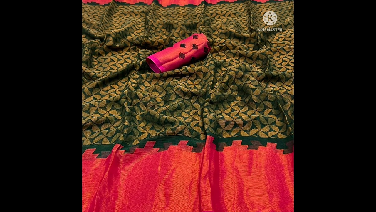 Chiffon Copper Brasso Saree