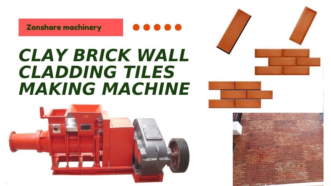 Zonshare clay wall cladding tiles making machine