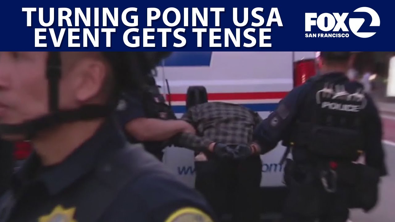 Fights break out ahead of Turning Point USA event on UC Berkeley campus | KTVU