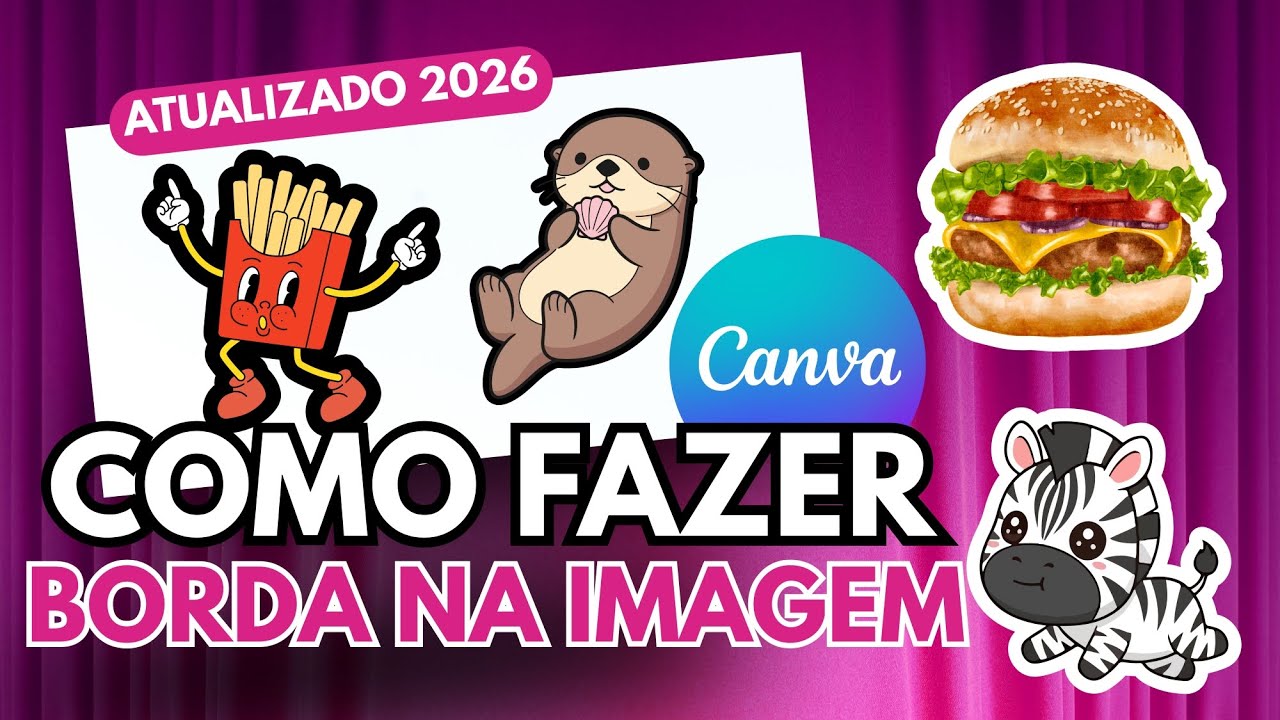 COMO FAZER CONTORNO NO CANVA #canva #papelaria