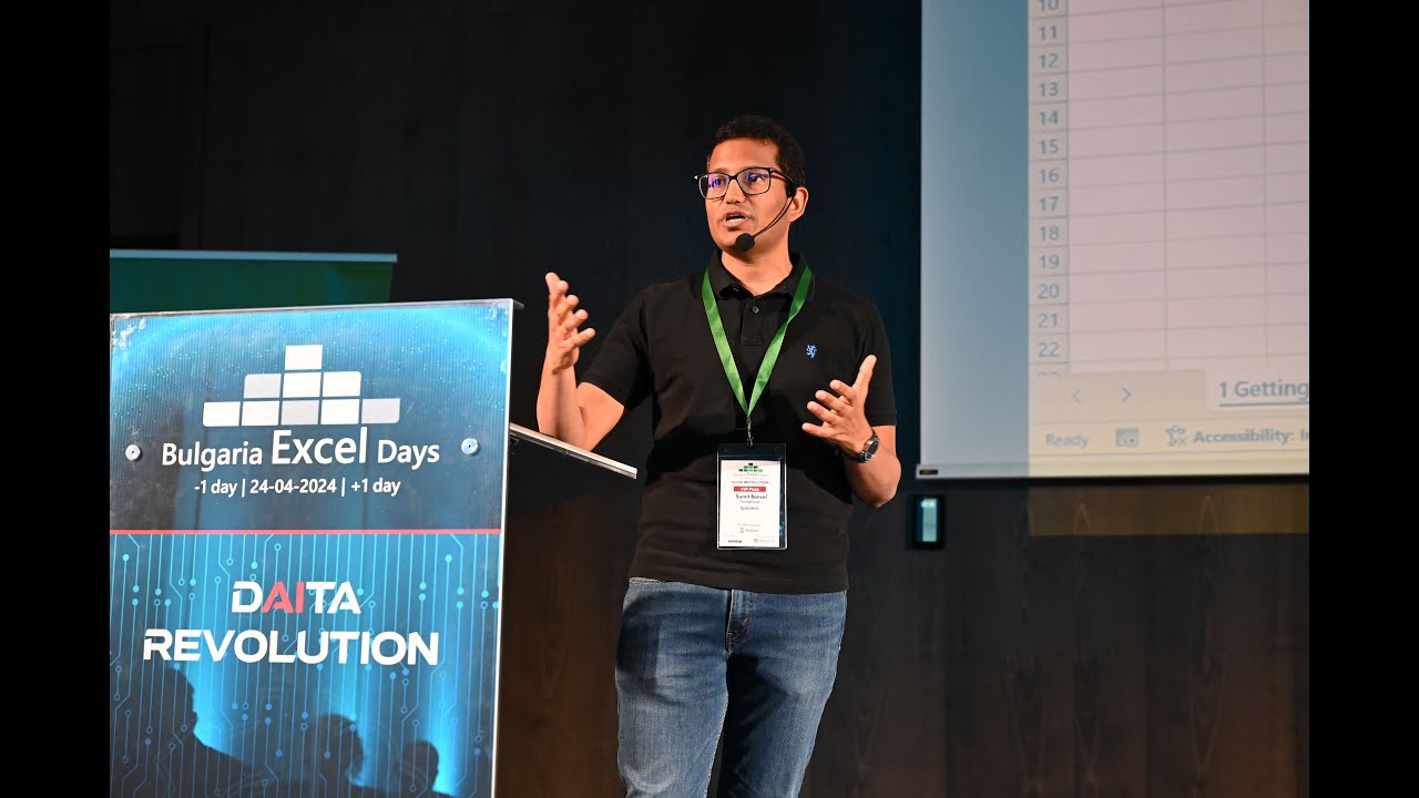 Bulgaria Excel Days 2024 - Sumit Bansal