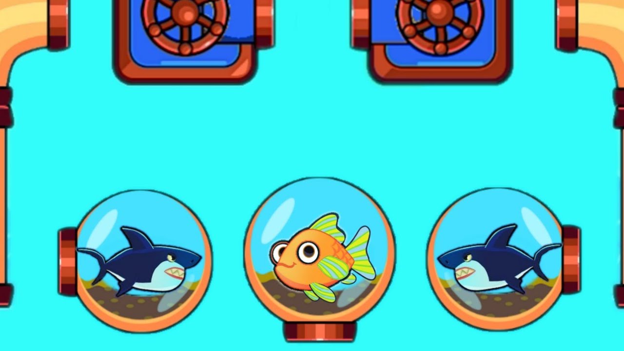 save the fish / pull the pin level android games save fish game pull the pin puzzle / #androidgame 