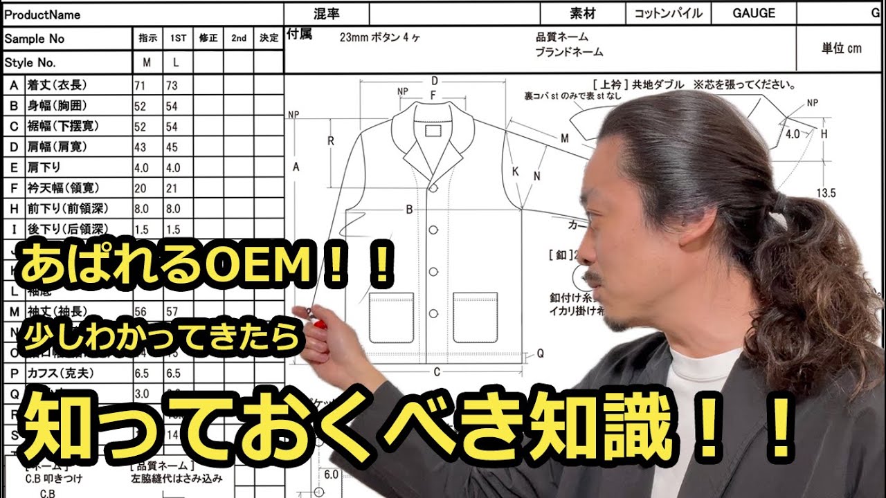 アパレルOEM生産について、少しわかってきたら知っておくべき知識