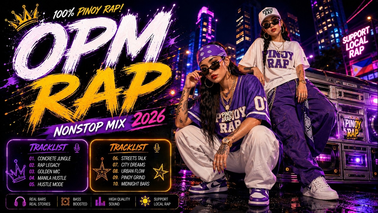Trending OPM Rap Songs 2026 🔥 Best Filipino Rap Hits | Pinoy Hip Hop Nonstop Mix