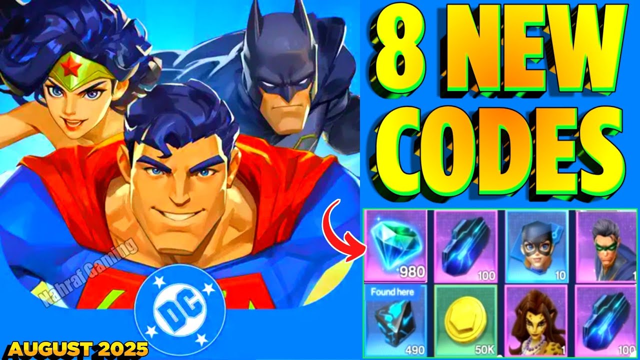 *Новые* подарочные коды DC Worlds Collide за август 2025 г. | Коды DC Worlds Collide — как исполь...