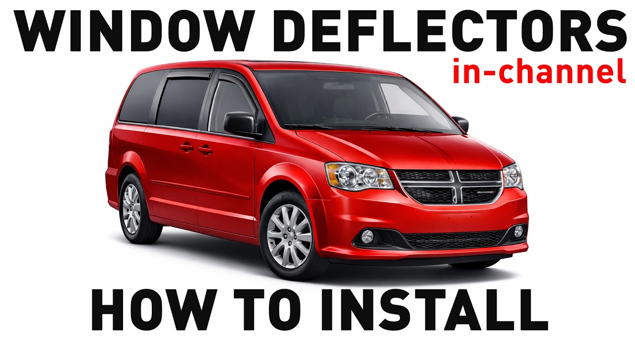 How to install Shatterproof In-Channel Window Deflectors for Dodge Grand Caravan 08-20