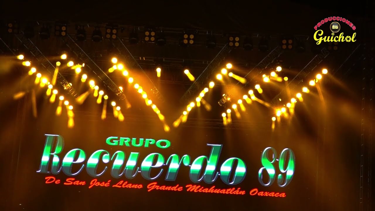 34 ANIVERSARIO DEL GRUPO MUSICAL RECUERDO 89 DE SAN JOSE LLANO GRANDE OAXACA