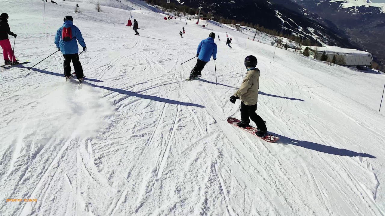 Piste Charmettoger (bleue) , Plan Bois (bleue) | Les Arcs , Paradiski