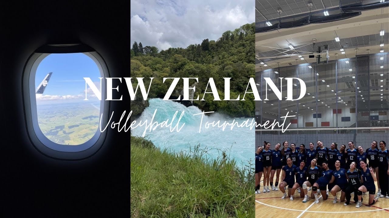 Sarah and Jade travel to NEW ZEALAND FOR VOLLEYBALL TOURNAMENT 🏐🇳🇿🌿