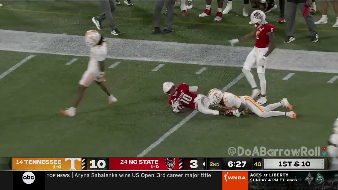 North Carolina State OL/Offense vs Tennessee Defense (2024)