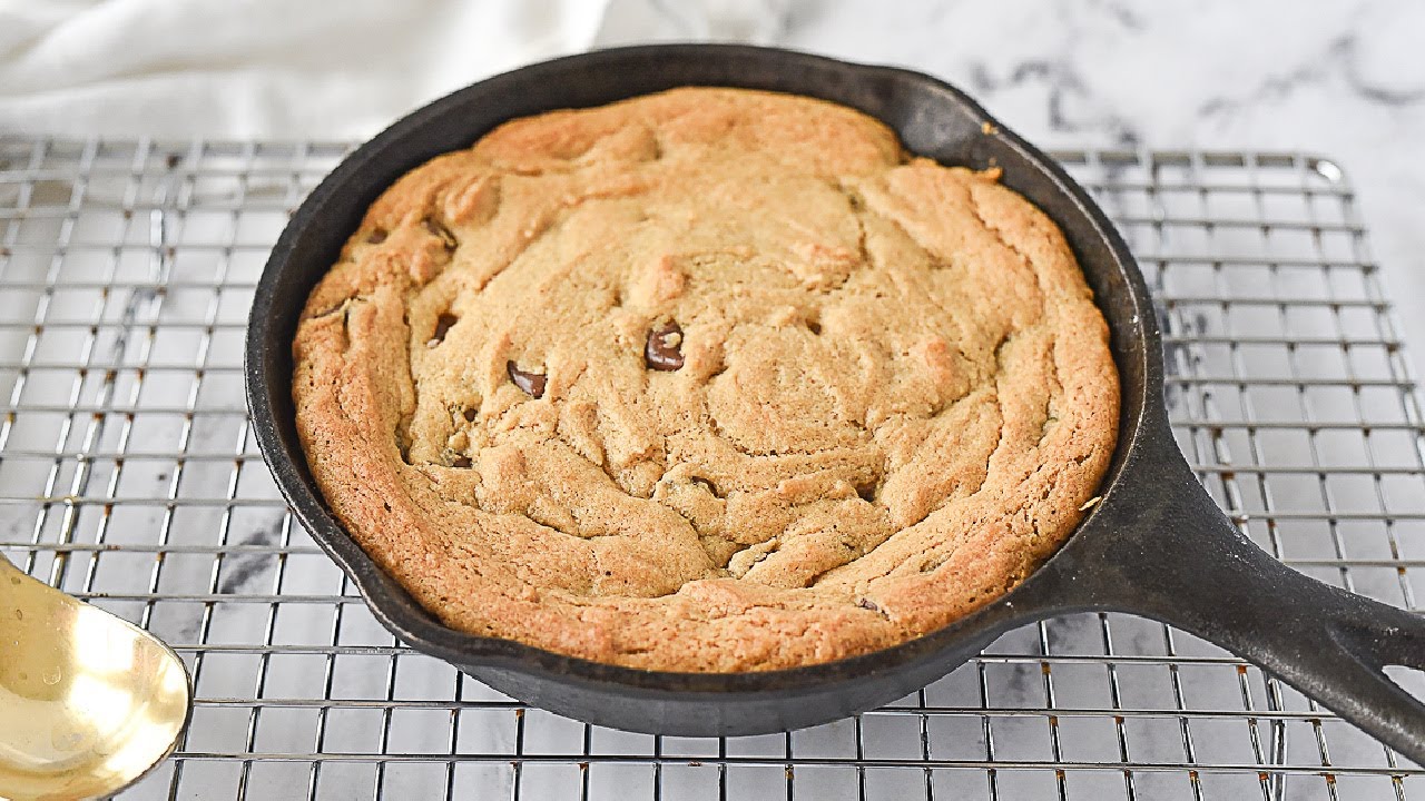 Peanut Butter Skillet Cookie