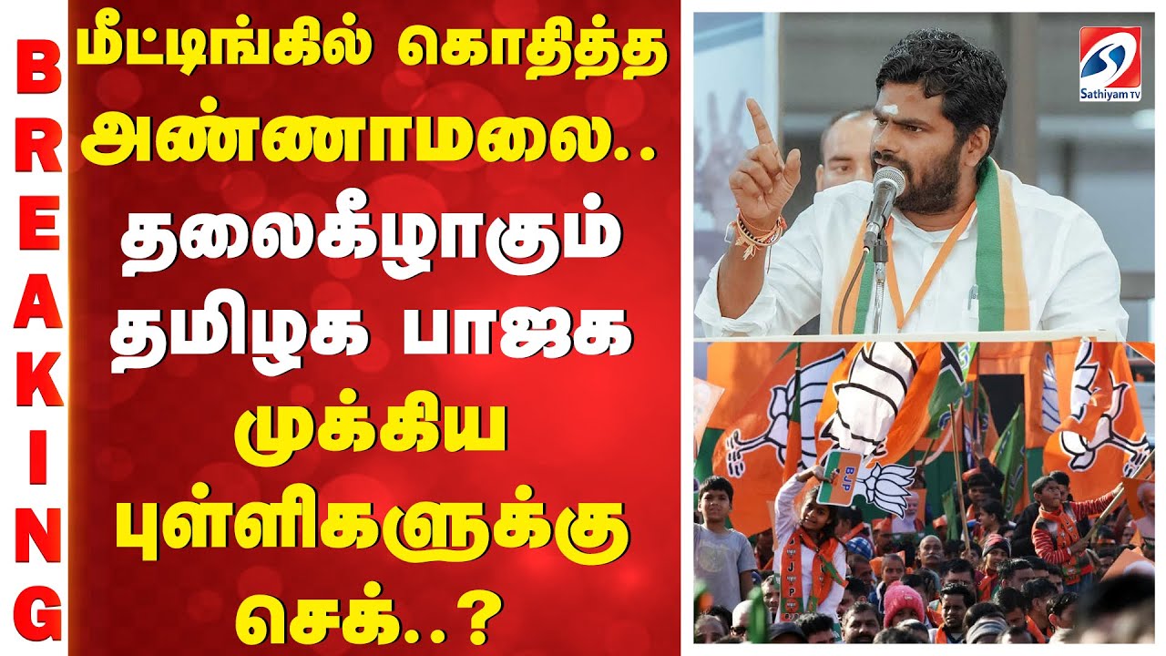 மீட்டிங்கில் கொதித்த அண்ணாமலை.. தலைகீழாகும் தமிழக பாஜக - முக்கிய புள்ளிகளுக்கு செக்..?