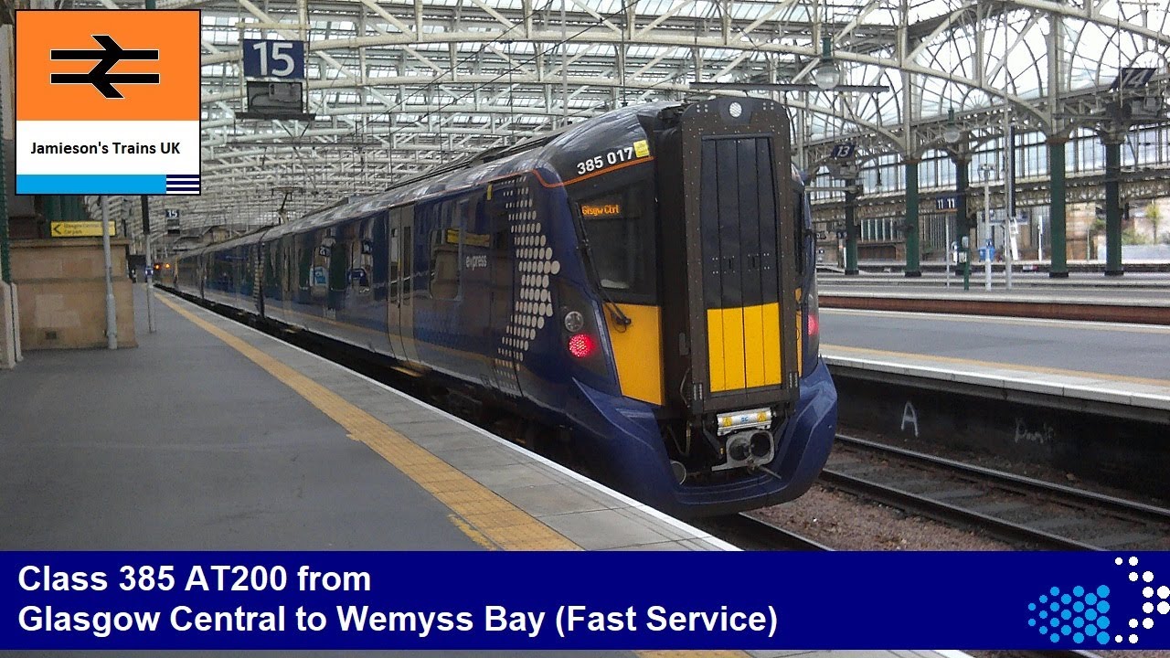 Class 385 AT200 from Glasgow Central to Wemyss Bay (Fast Service)