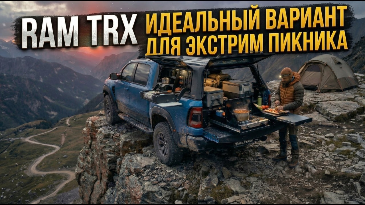 Походный RAM TRX - Кухня в кунге SmartCap