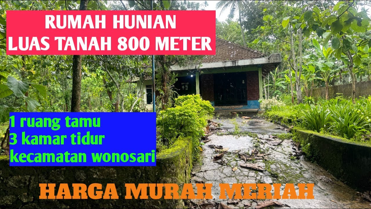 RUMAH DI KECAMATAN KOTA ( HARGA MURAH MERIAH ) luas tanah 800 meter @rajiproperty channel