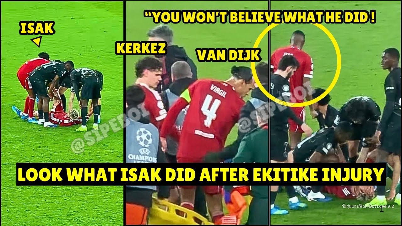 Alexander Isak REACTION as he DID THIS after Hugo Ekitike injury against PSG! You won&rsquo;t believe this