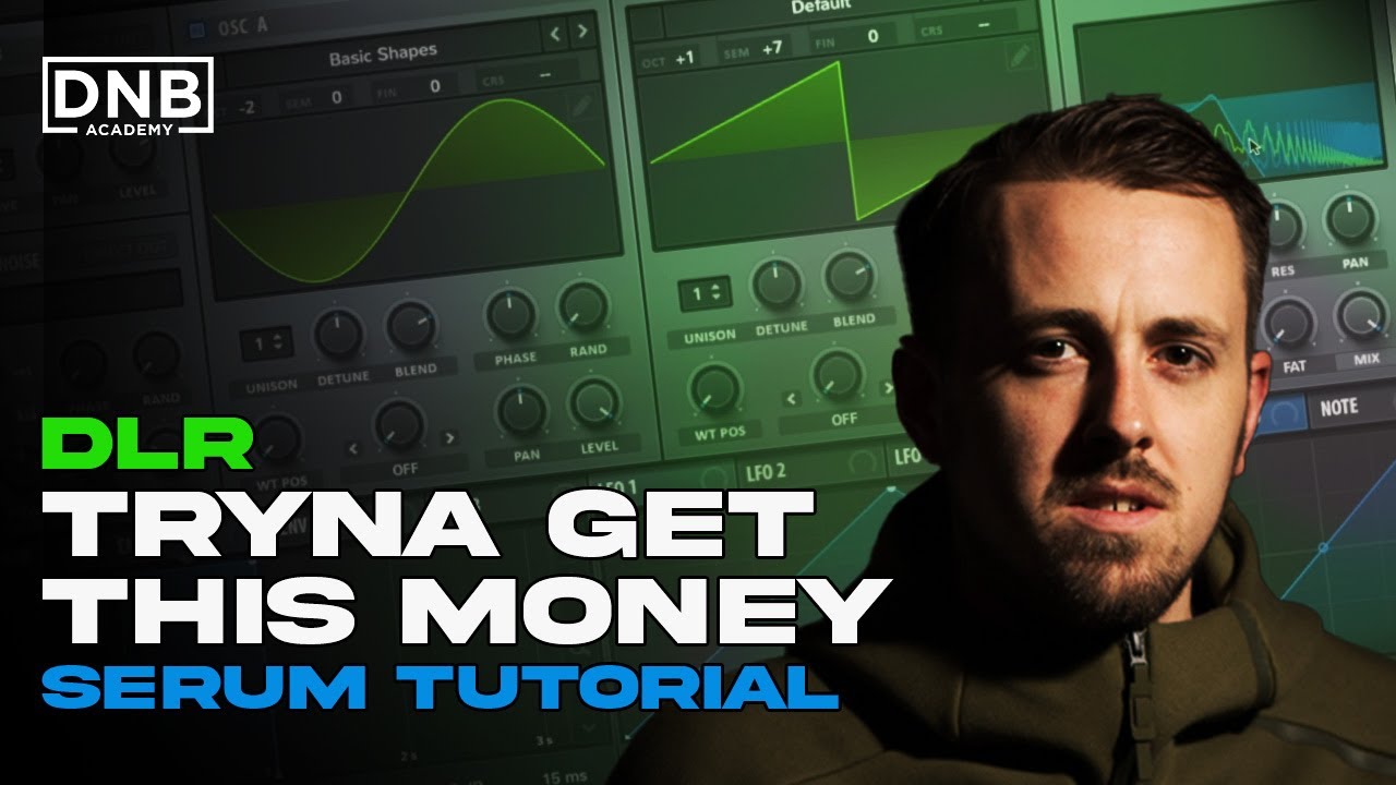 How to make BASSES like DLR - TRYNA GET THIS MONEY | Serum Tutorial