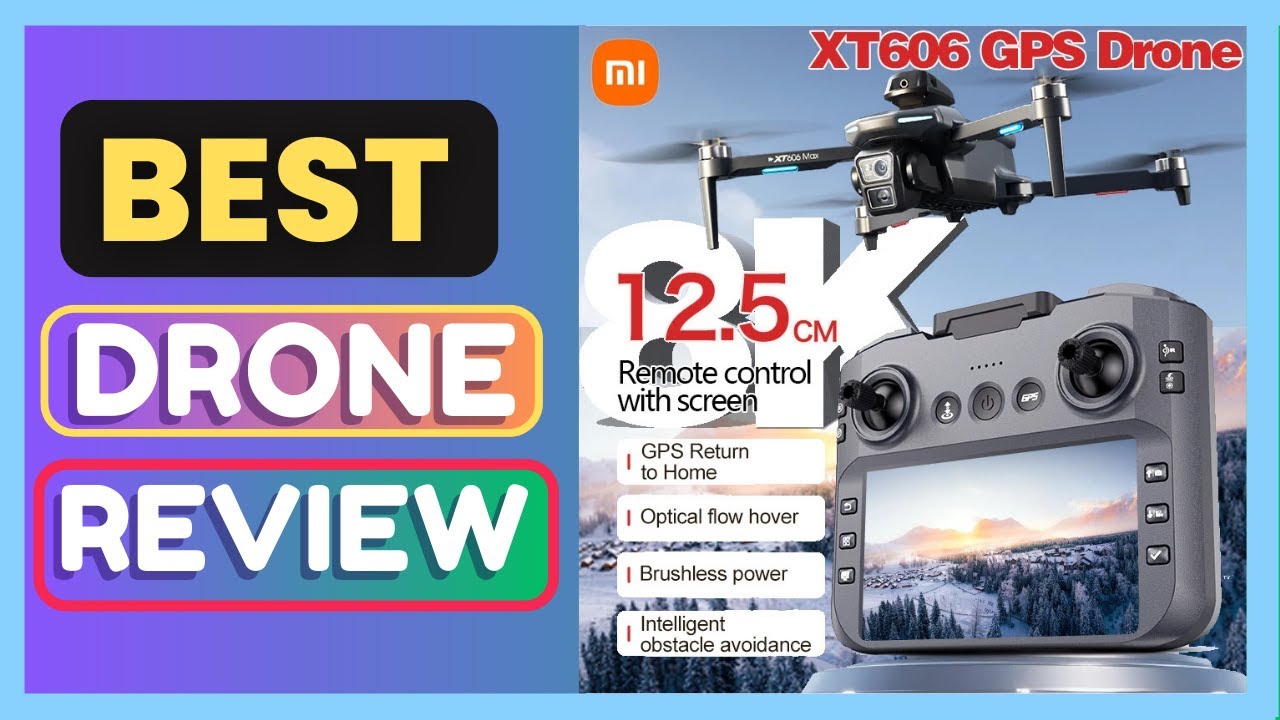 Best Xiaomi XT606 MAX GPS Drone 4k Professional 8K HD Camera