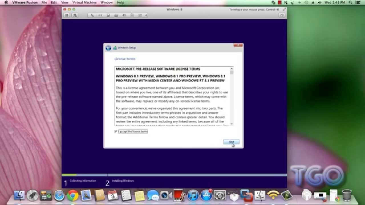 How to Install Windows 8.1 Preview on VMware Fusion 5