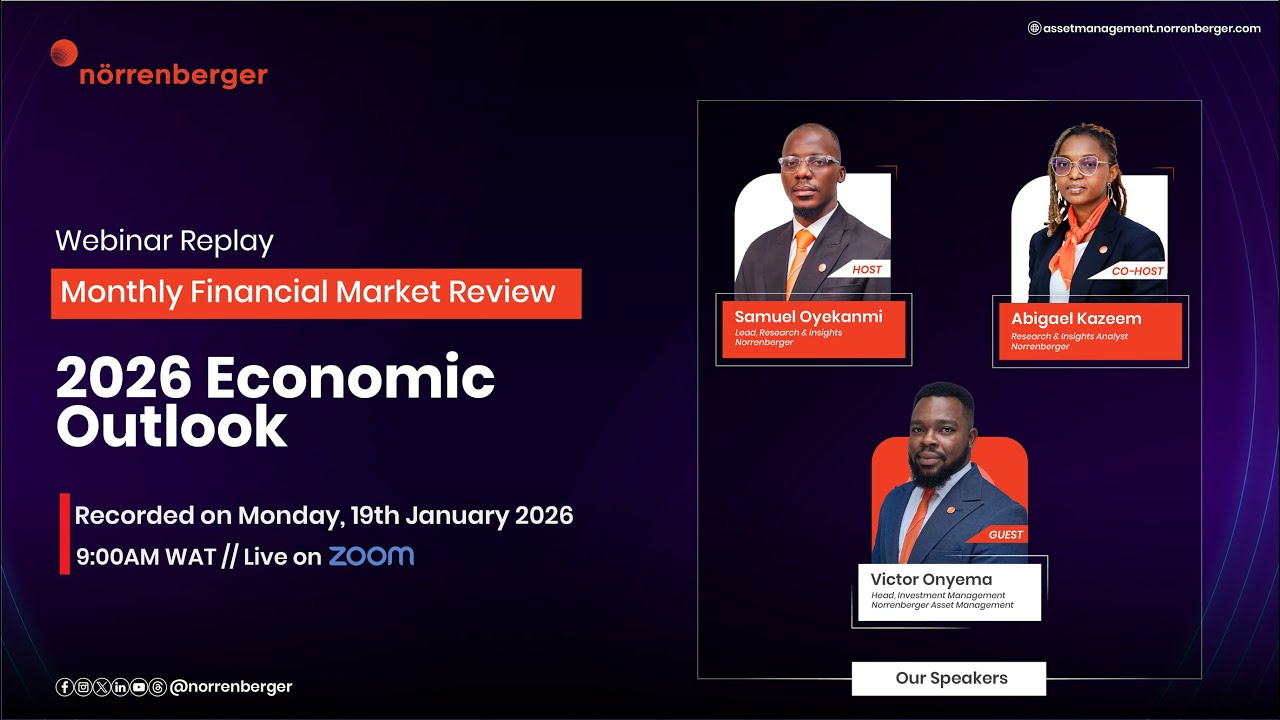Norrenberger’s Maiden Monthly Financial Market Review Webinar