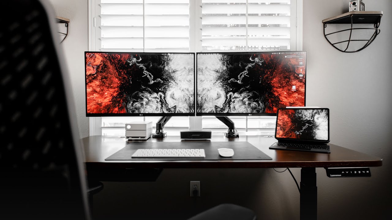 My Dream Dual Monitor Desk Setup 2020!