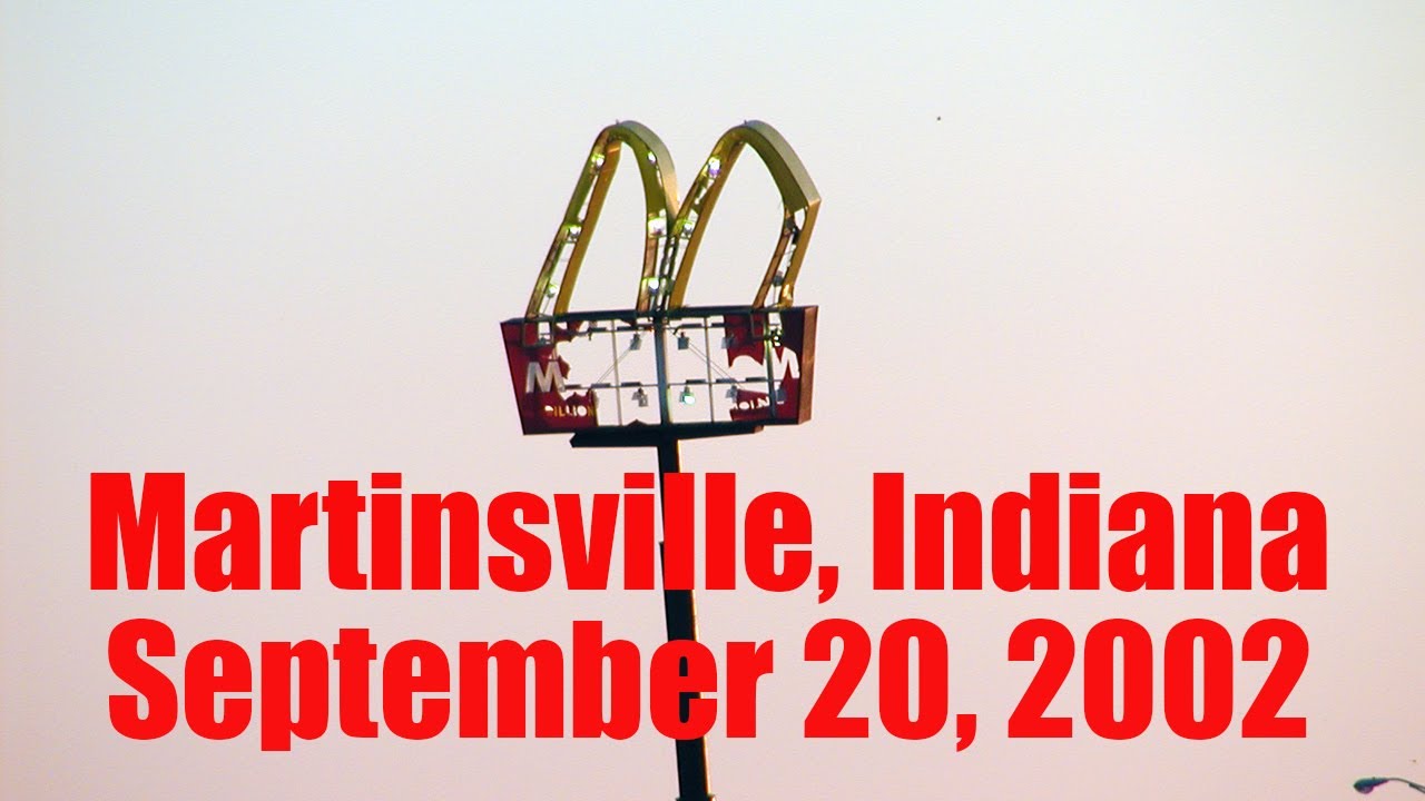 Martinsville, Indiana tornado Sept 20, 2002  20 years later.