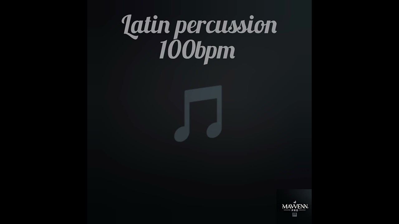 Latin percussion loop bpm 100