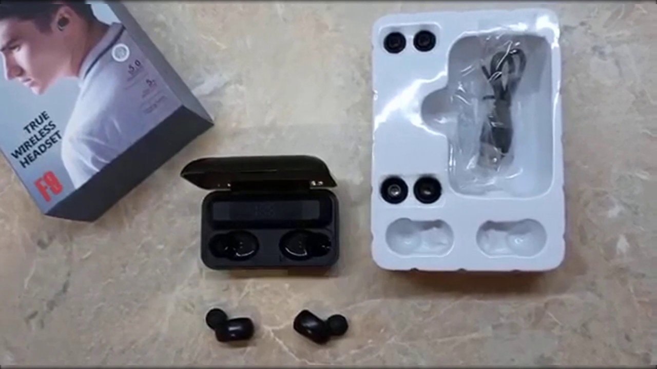 Беспроводные наушники F9 Bluetooth 5.0 (за 850 руб) тест на водонепроницаемость