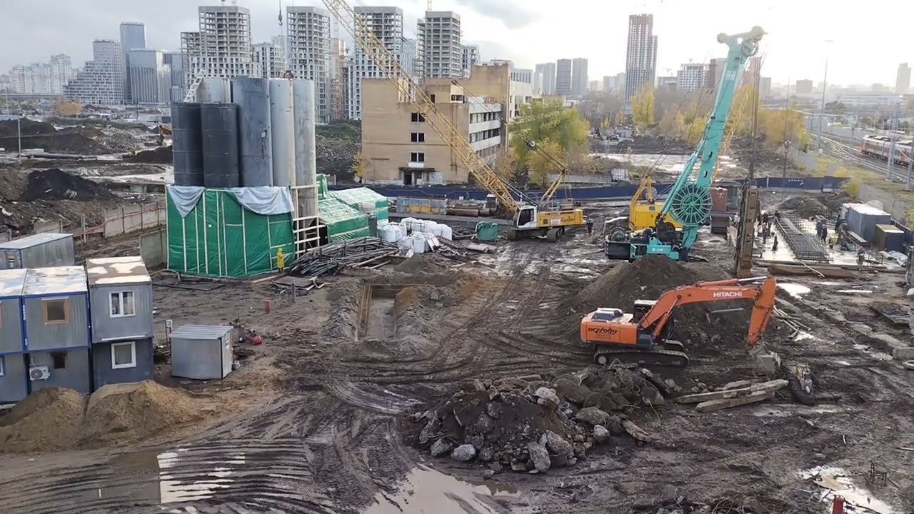 Будущий вестибюль станции ЗИЛ Бирюлёвской линии 