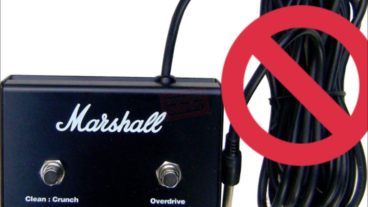 Easy Marshall amp footswitch modification