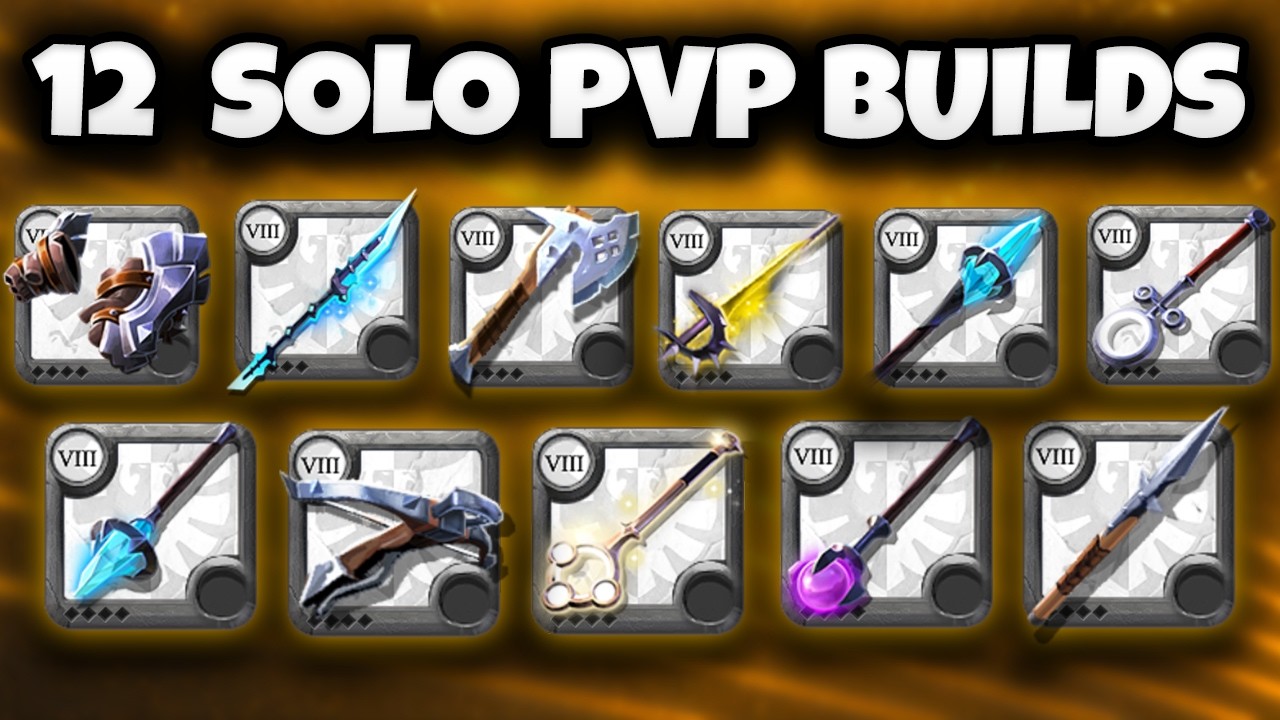 2 Hours of Solo PvP With 12 Best Builds in Albion Online