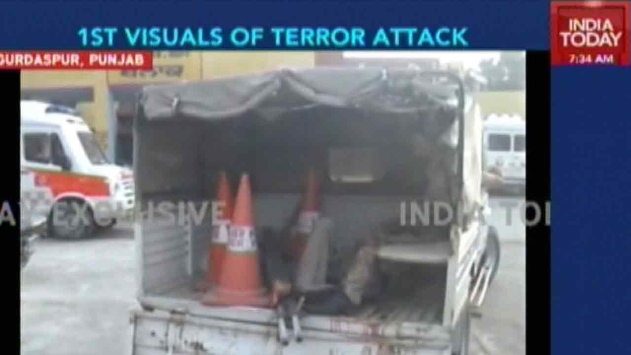 First Visuals Of Terror Attack In Punjab's Gurdaspur