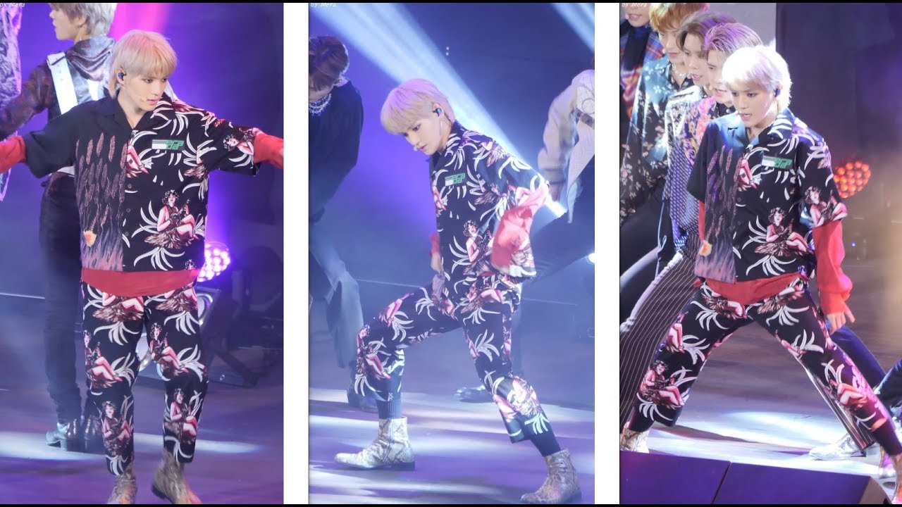 181102 NCT 127 - Cherry Bomb (체리 밤) [태용] TAEYONG 직캠 Fancam (희망 Big 콘서트) by Mera