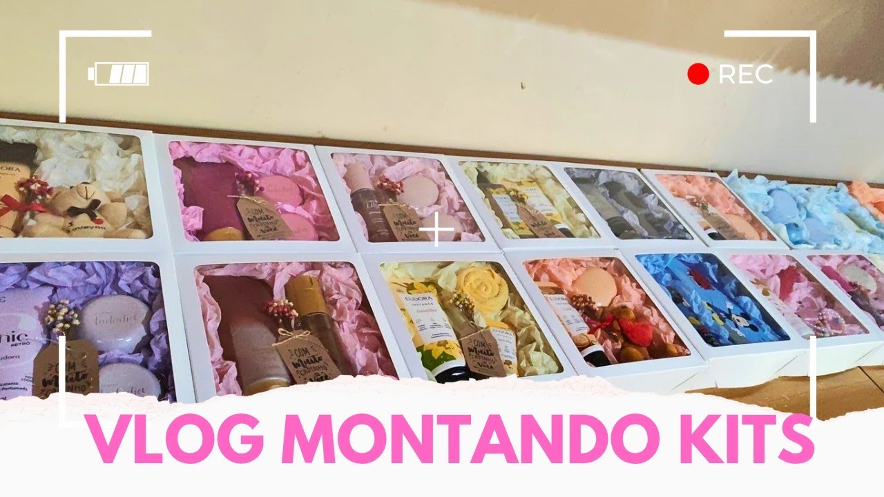VLOG: MONTANDO 20 PRESENTES NA CAIXA COM VISOR PARA O DIA DAS MÃES!