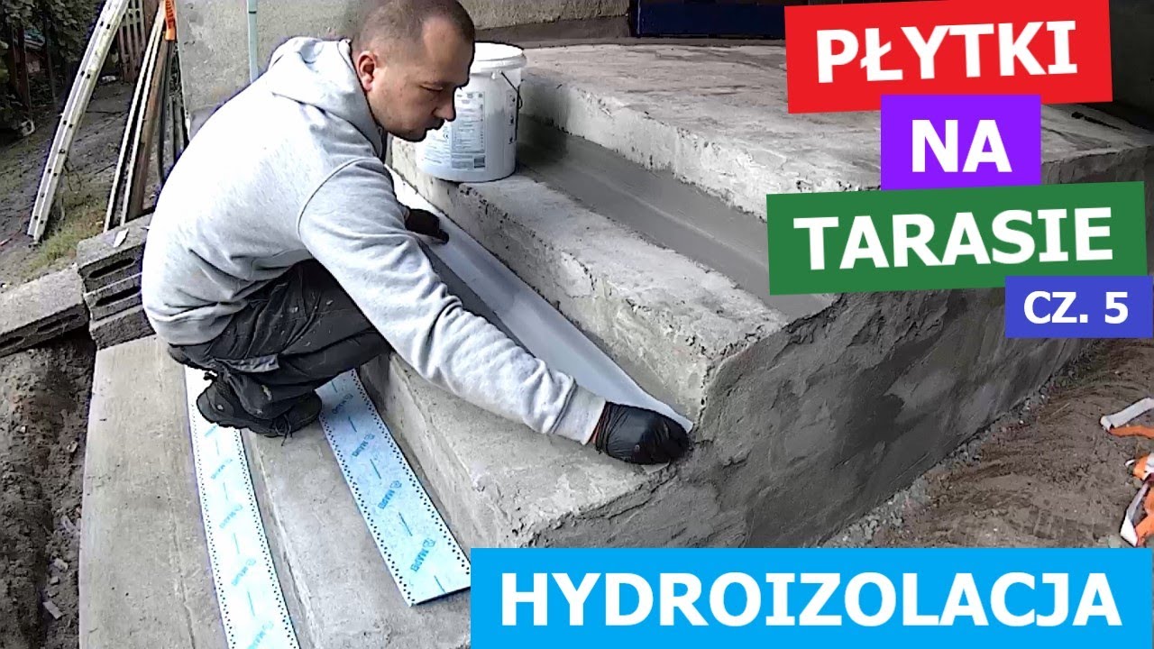 Płytki na tarasie #5 Hydroizolacja cz.2/2